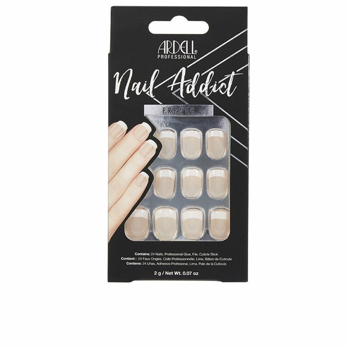 Faux ongles Ardell Nail Addict Classic French (24 pcs)