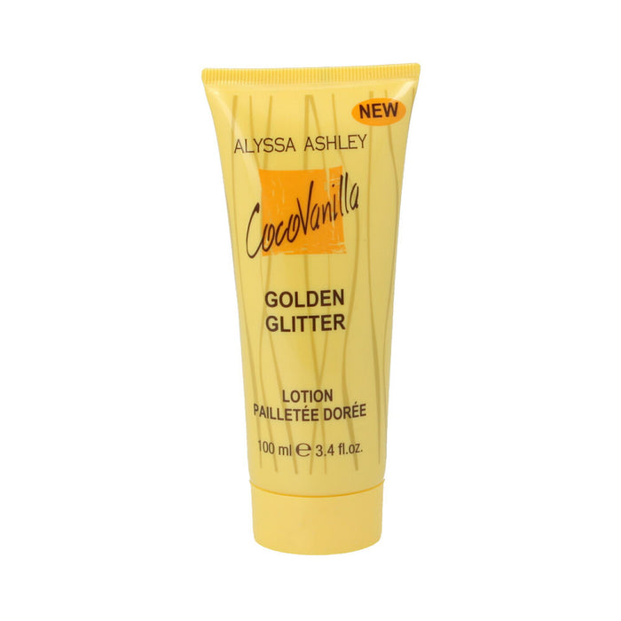 Lotion pour le corps pétillante et glamour Coco Vanilla Golden Gliter Alyssa Ashley (100 ml)