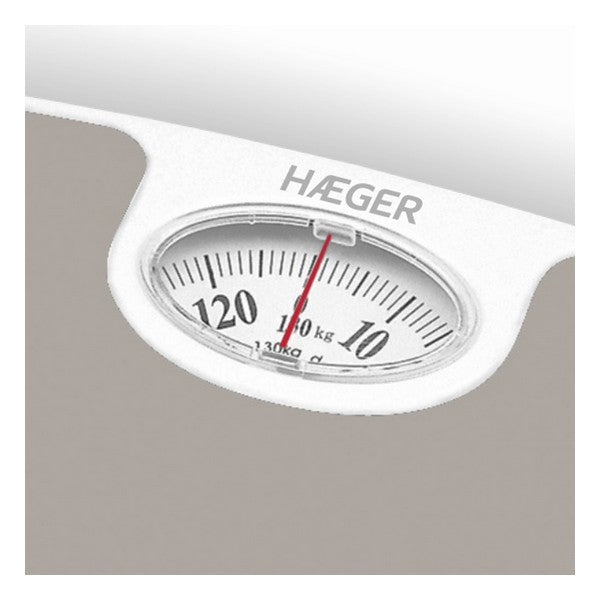 Pèse Personne Analogique Haeger Noir/Blanc 130 KG