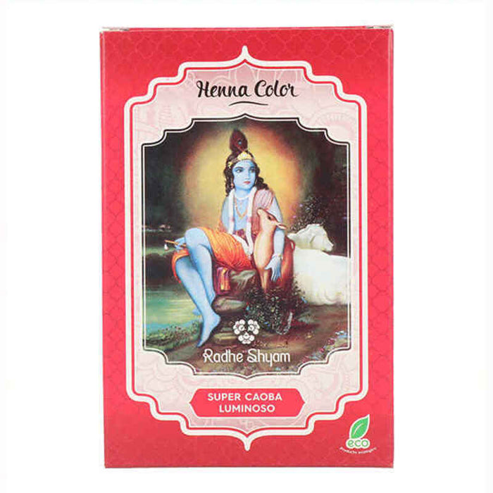 Teinture permanente Radhe Shyam Henna Sous forme de poudre Acajou (100 gr)