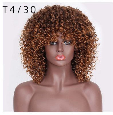 Perruque synthétique style curly hair plusieurs coloris