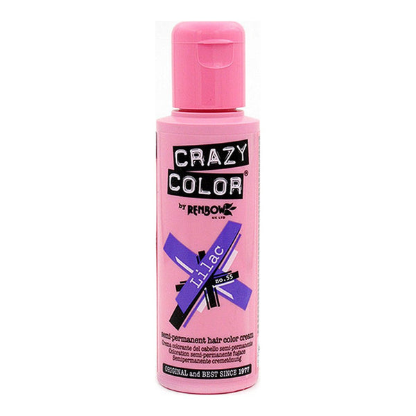 Teinture permanente Lilac Crazy Color Nº 55 (100 ml)