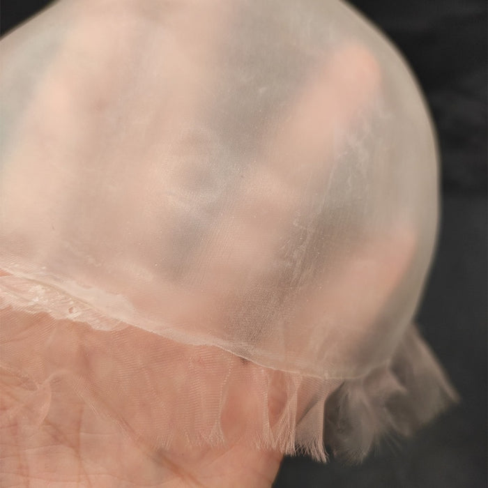 Bonnets en silicone effet peau pour confection de perruques