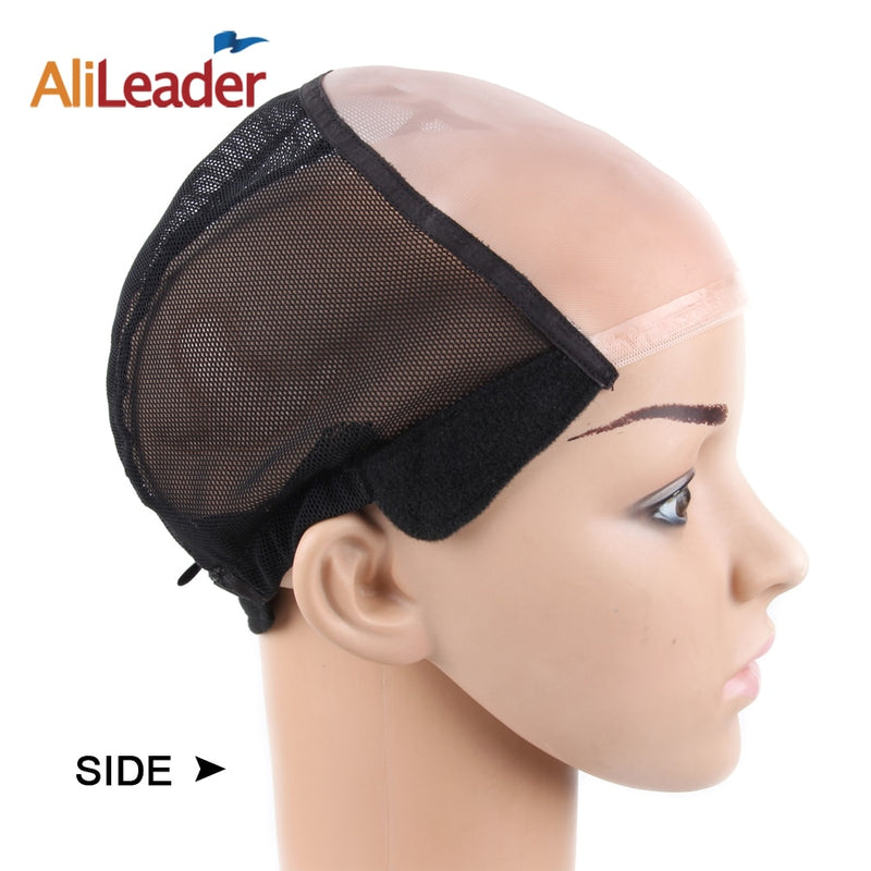 Bonnet avec HD lace frontale intégrée pour construction de perruque indétectable