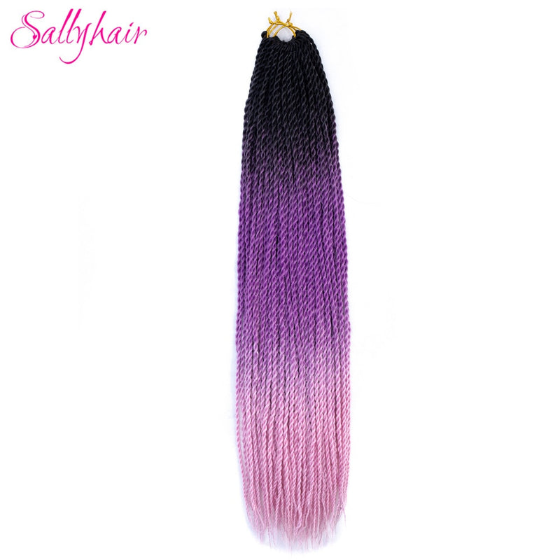 Mèches synthétiques Sallyhair bicolores effet racines