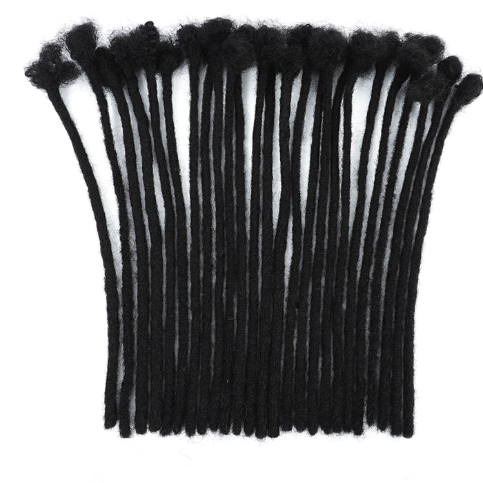 Dreadlocks Crochets en cheveux humains Série N°10 - lot de 20 brins