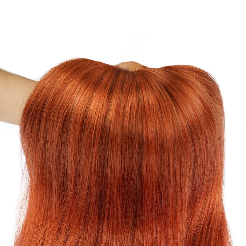 Extensions à clips 7PCS (160 Gr / 200Gr) en cheveux naturels roux