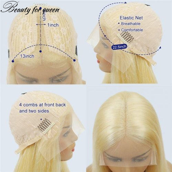 Perruque Lace Front wig naturelle brésilienne Remy – rose, Body Wave, Transparent HD,