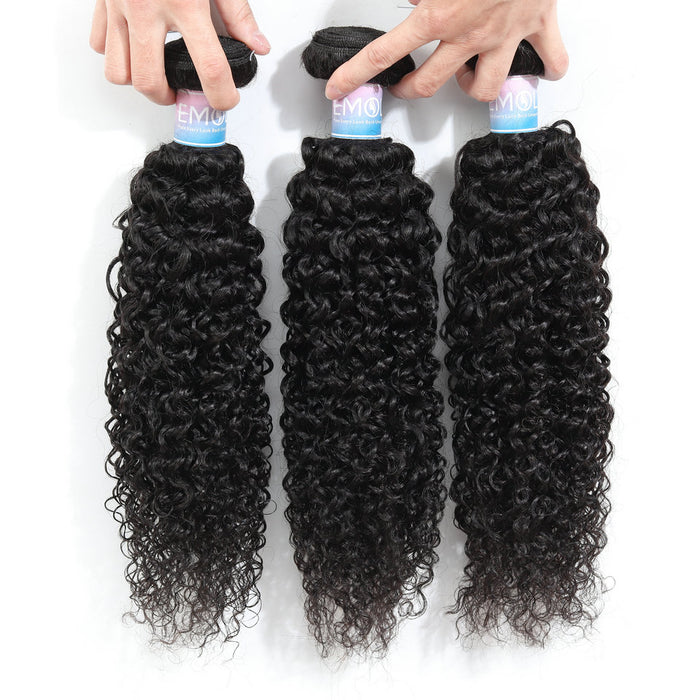 Tissage brésilien type kinky curly 100% cheveux naturels humains
