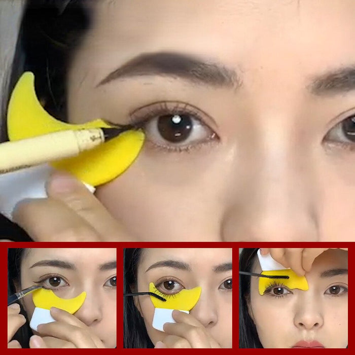 Magic Eyeliner Stencil Model Beginner Eyes Makeup Assist Helper Women Eyeliner Guide Card Mold Eye Shadow Makeup Template Tools