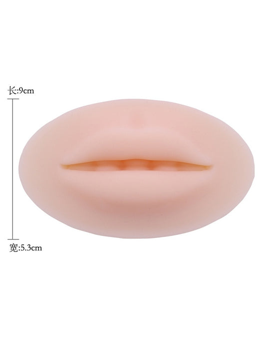 Eléments 3D en silicone pour apprentissage tatouage et maquillage des lèvres
