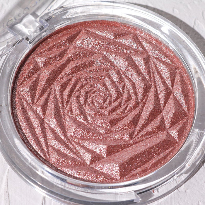 Rose Diamond Highlighter Powder Blush Trimming Palette To Brighten Glitter