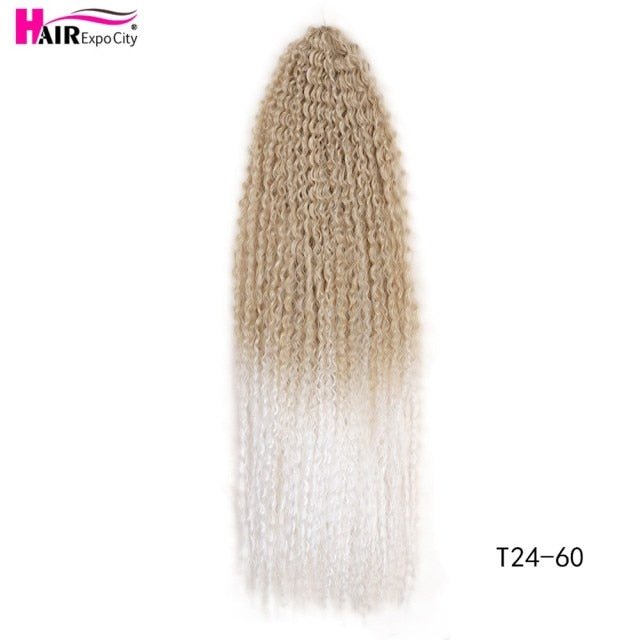 Collection 2022 - Kinky Yaky Blond Hair Style - Bottes Cheveux Synthétiques